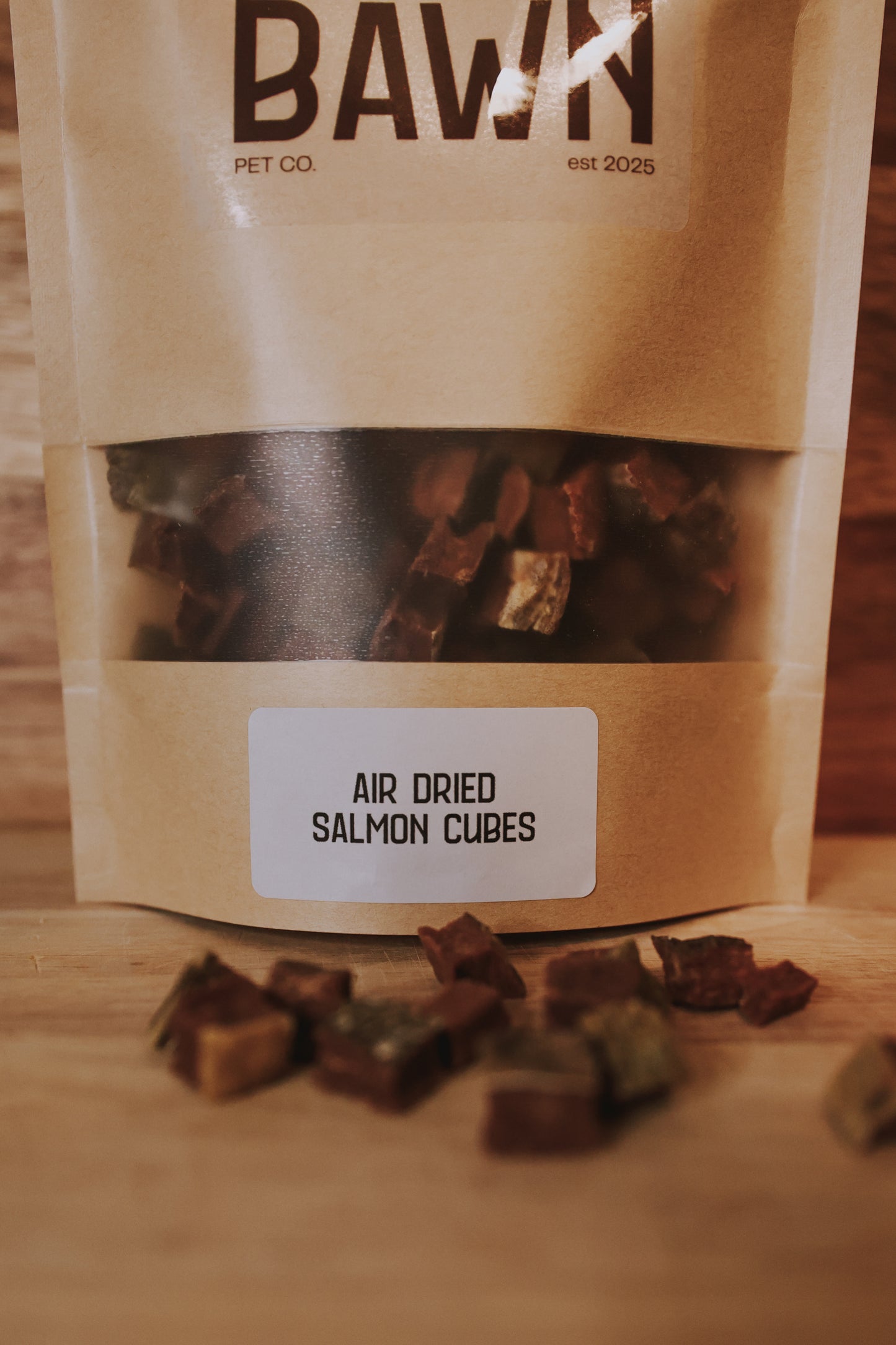 Air Dried Salmon Cubes - 100G