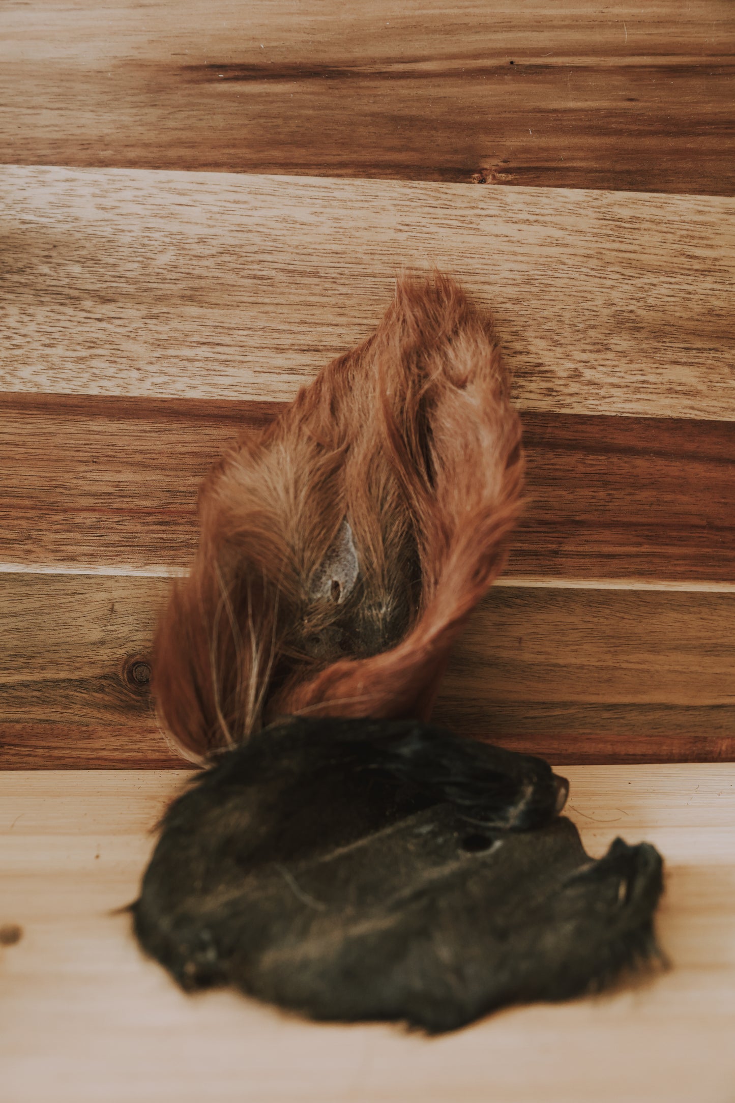 Cow Ears with Fur - Single