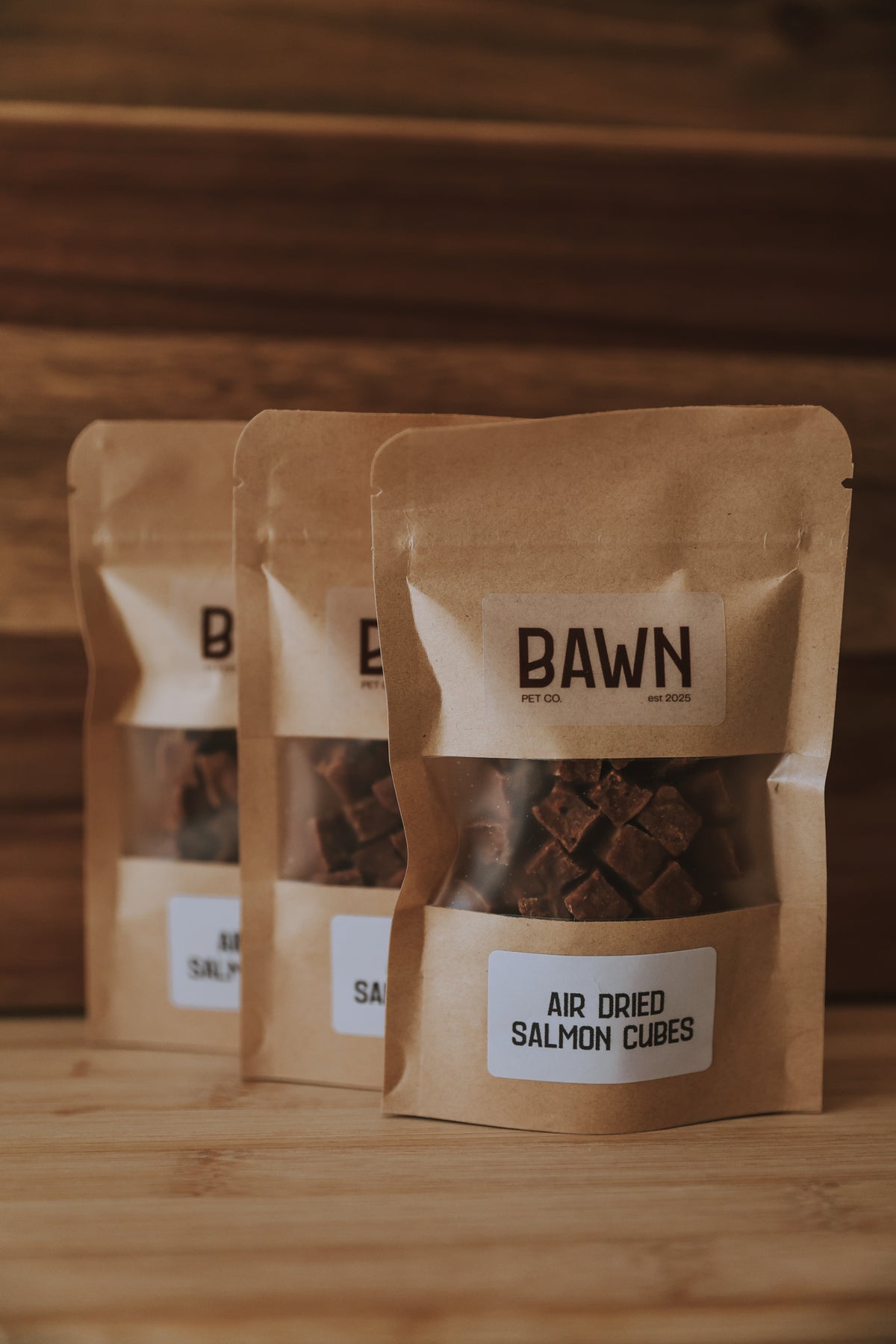 Air Dried Salmon Cubes (Without Cod Skin)