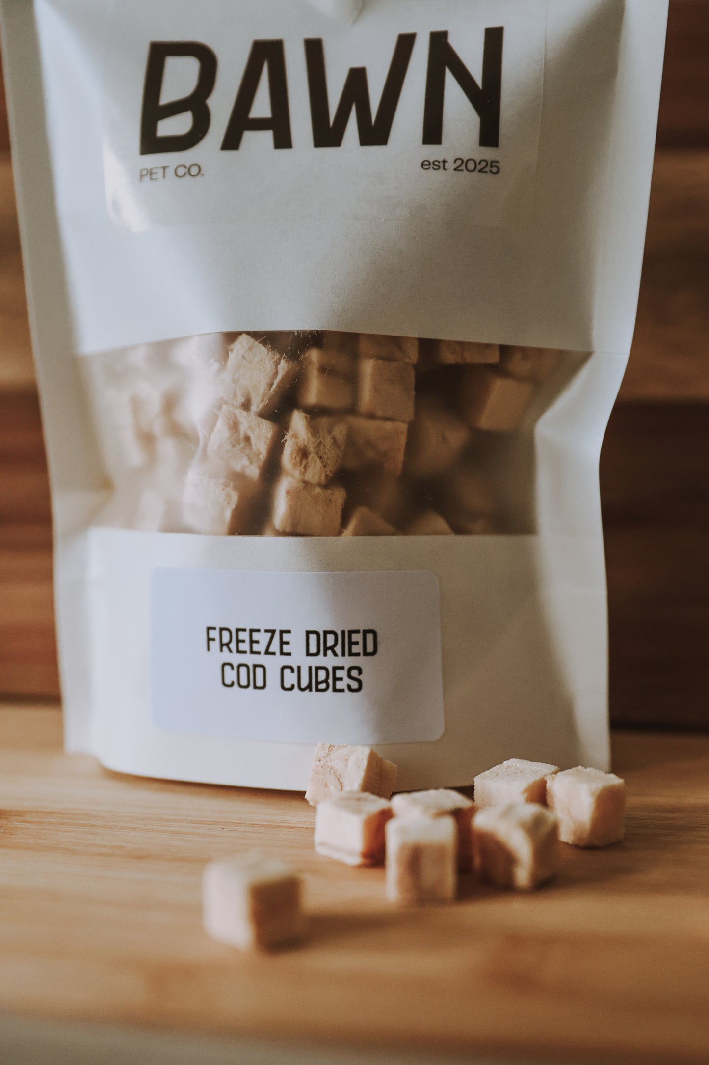 Freeze Dried Cod Cubes - 40G