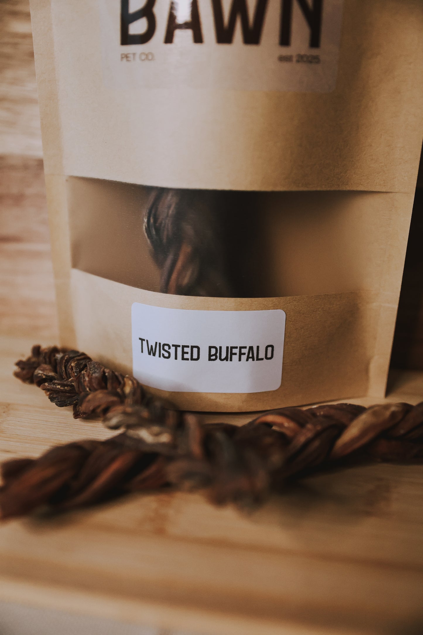 BAWN - Twisted Buffalo Chews (5 Piece)