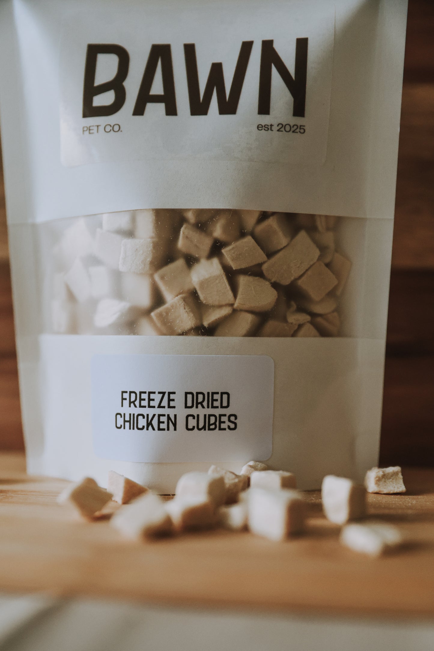Freeze-Dried Chicken Cubes - 50G