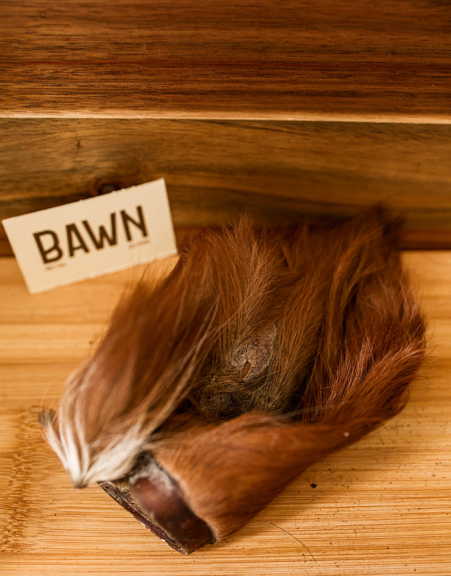 Cow Ears with Fur - Single